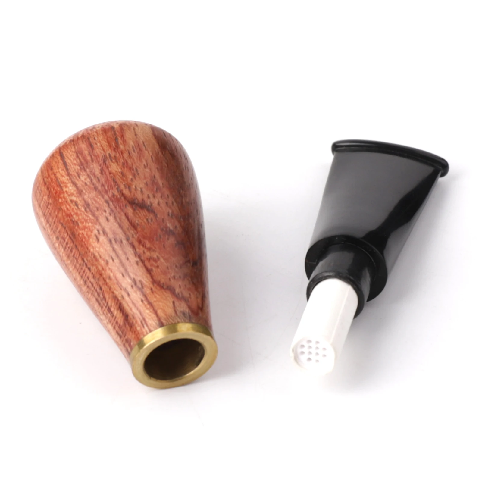 Cigar Mouthpiece for Men and Women Extended Cigar Holder 9mm Filter Acrylic Pipe Mouth Cigar Accessories