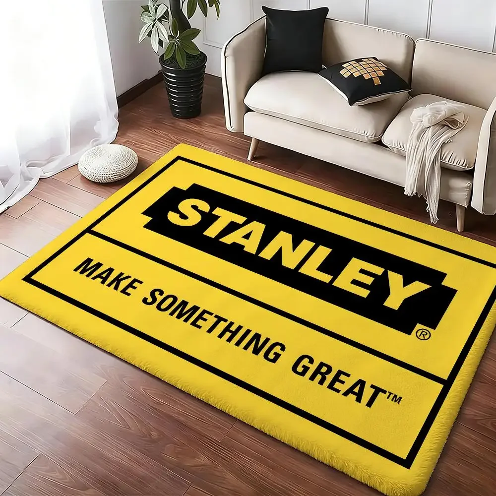 Stan-leys Hand Hardware Floor Mat Soft Thickened Absorbent Non-Slip Bedroom Living Room Door Mat Home Decor Flannel Rugs