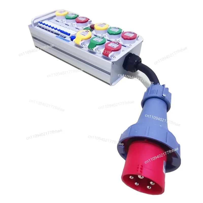 63A Into The 12 Stage Portable 12-way Breakout Box Aviation Plug Wedding Lighting Large Screen Distribution