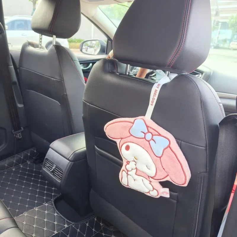 MINISO Sanrio Melody Car Cleaning Towel Special Car Washing Towel Cartoon  Cinnamon Dog Coral Fleece Wipe Multifunctional Home