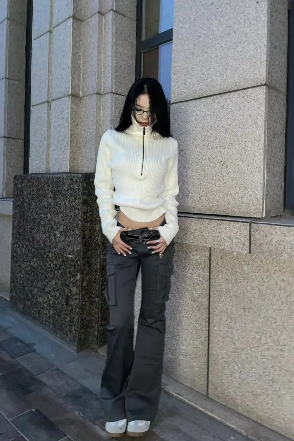 Maglioni Maglioni Pullover Donna Maglione Nylon Maglieria Orlo Yoga Pilates Classe gotica Esercizio Fitness Autunno Attivo Caldo