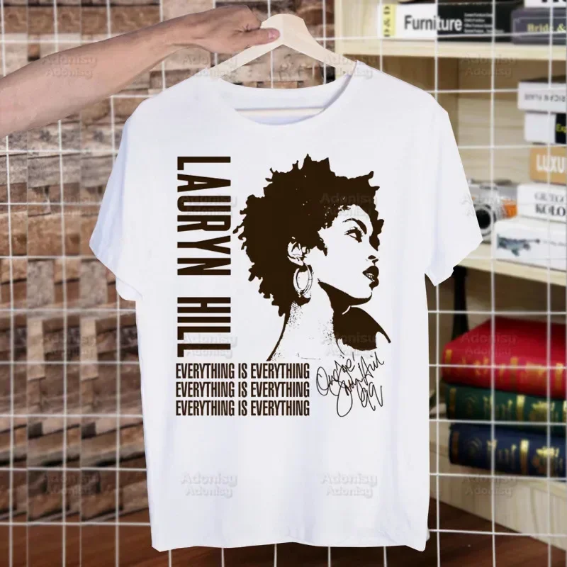 Fugees Refugees Lauryn Hill Men's t shirt Summer Short Sleeve Printed chewing print Funny Harajuku tshirt Tops Men's T-shirt