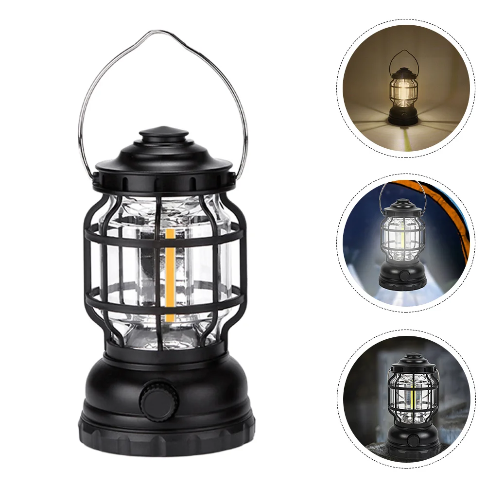 

Vintage Portable Camping Lantern Light Retro Style Outdoor Lamp Multipurpose Emergency Tent Lighting Lantern Light for Camping
