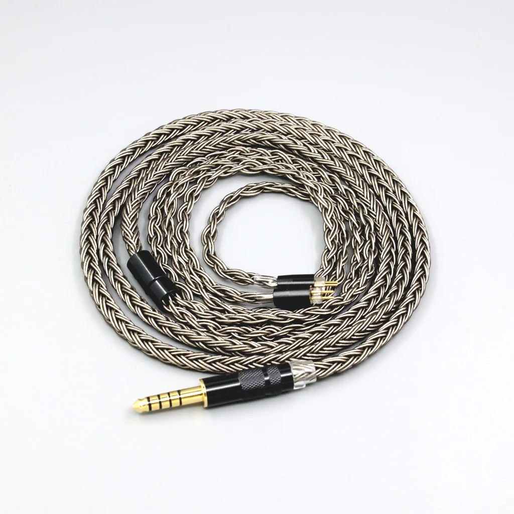 

Grey Silver plated 16 Core 0.78mm 2pin Earphone Cable For IEM BA Westone W4r UM3X UM3RC JH13 High Step Headphone 8852