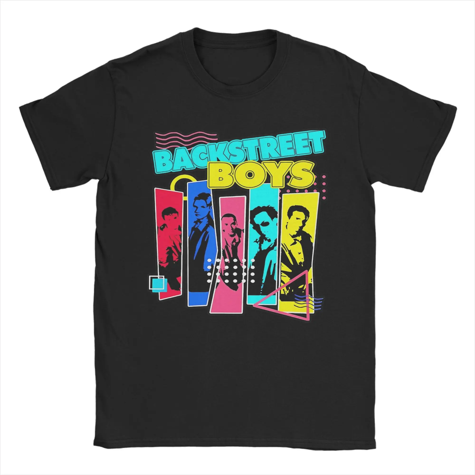 Backstreet Boys Millennium Tour Music T-Shirt Cotton T Shirts For Couple Hipster Pattern Tshirt Short Sleeve Vintage Top Tees
