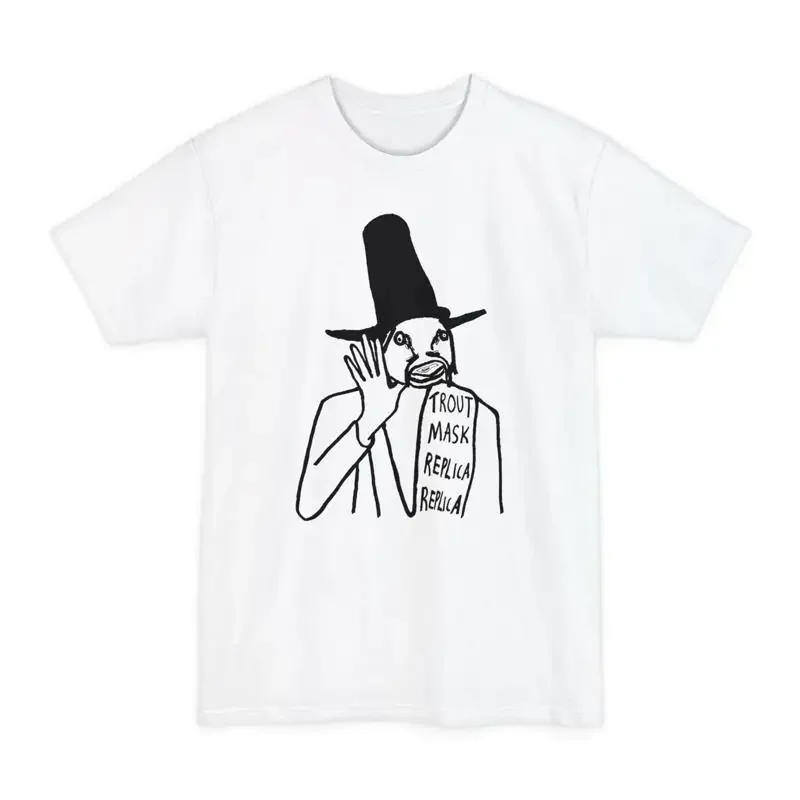 oversized captain beefheart trout mask replica album original drawing big T Shirt