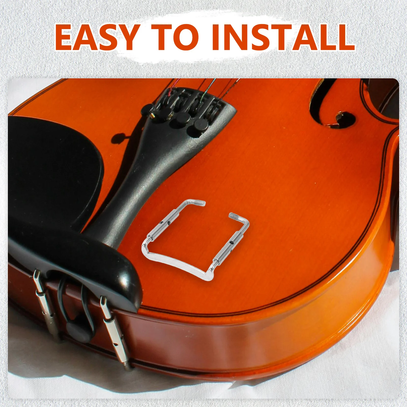 

5Pcs Violin Chinrest Screws 12 Size Metal Fittings Easy Installation Replacement Parts Instrument Accessories for Beginners