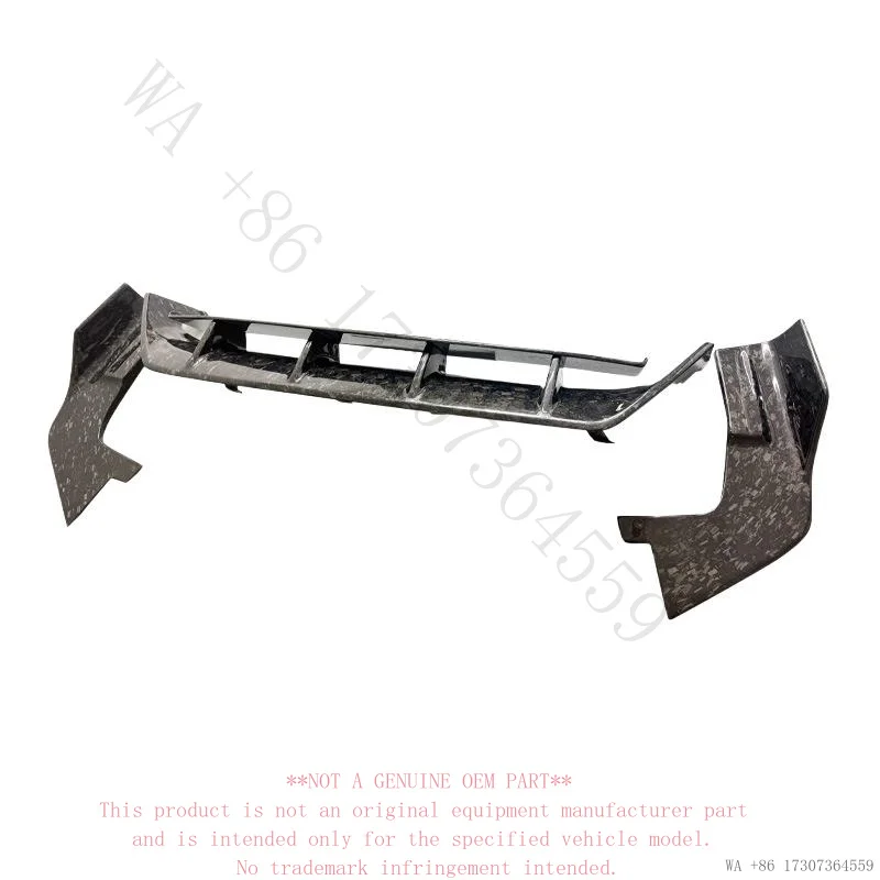 Suitable for Lexus RX300/RX450 carbon fiber forged pattern rear lip, rear bumper spoiler