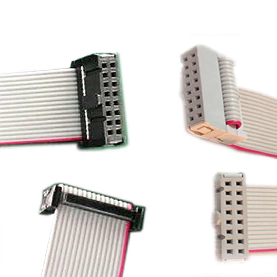 10Pcs 16P Data Signal Connection Wire Single Dual Color LED Full Color Universal Pure Copper Cable For LED Display Screen