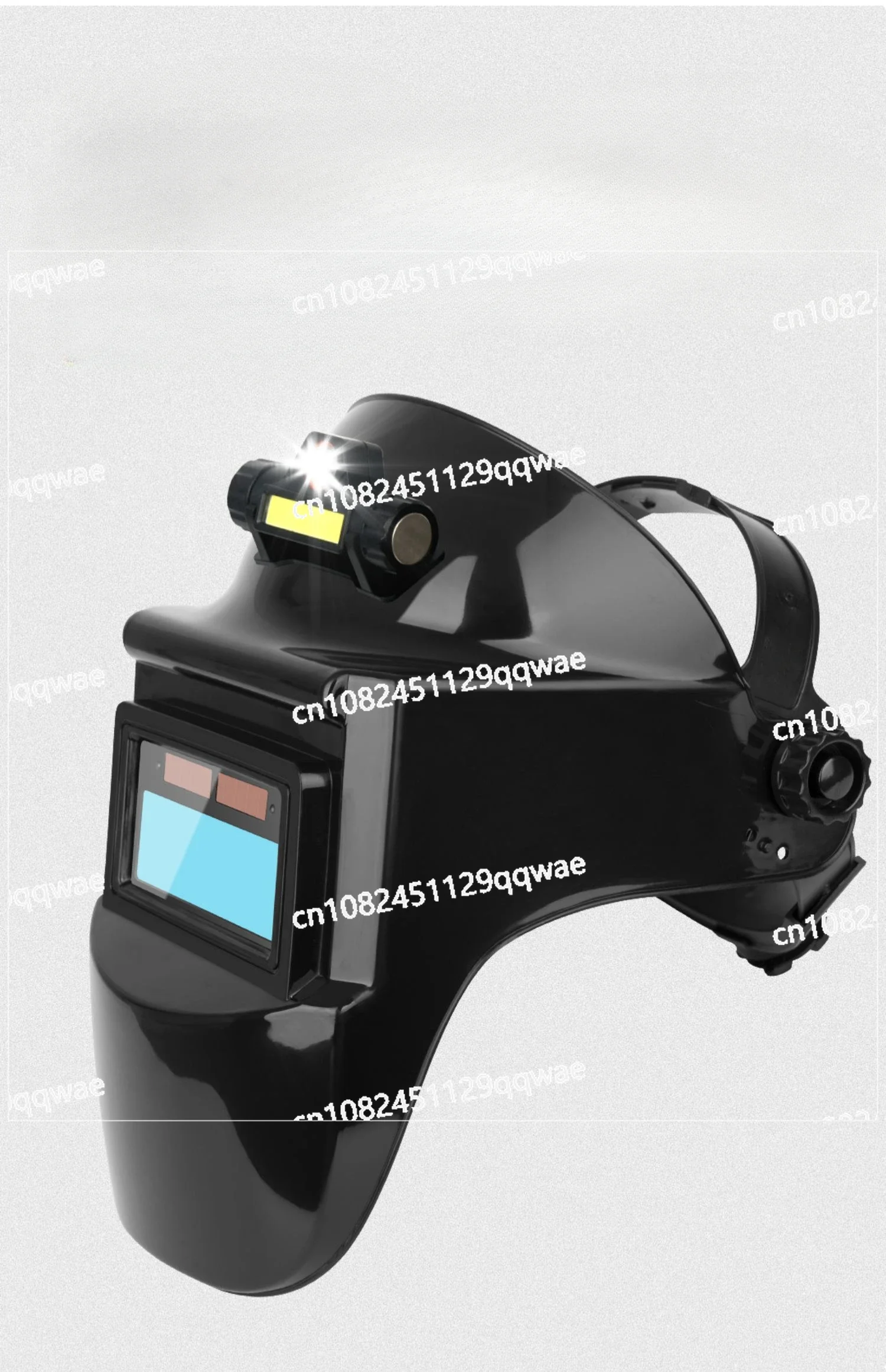 Welder Mask, Welding Cap, Automatic Dimming Mirror, Full Face Lightweight Head Mounted Argon Arc Welding