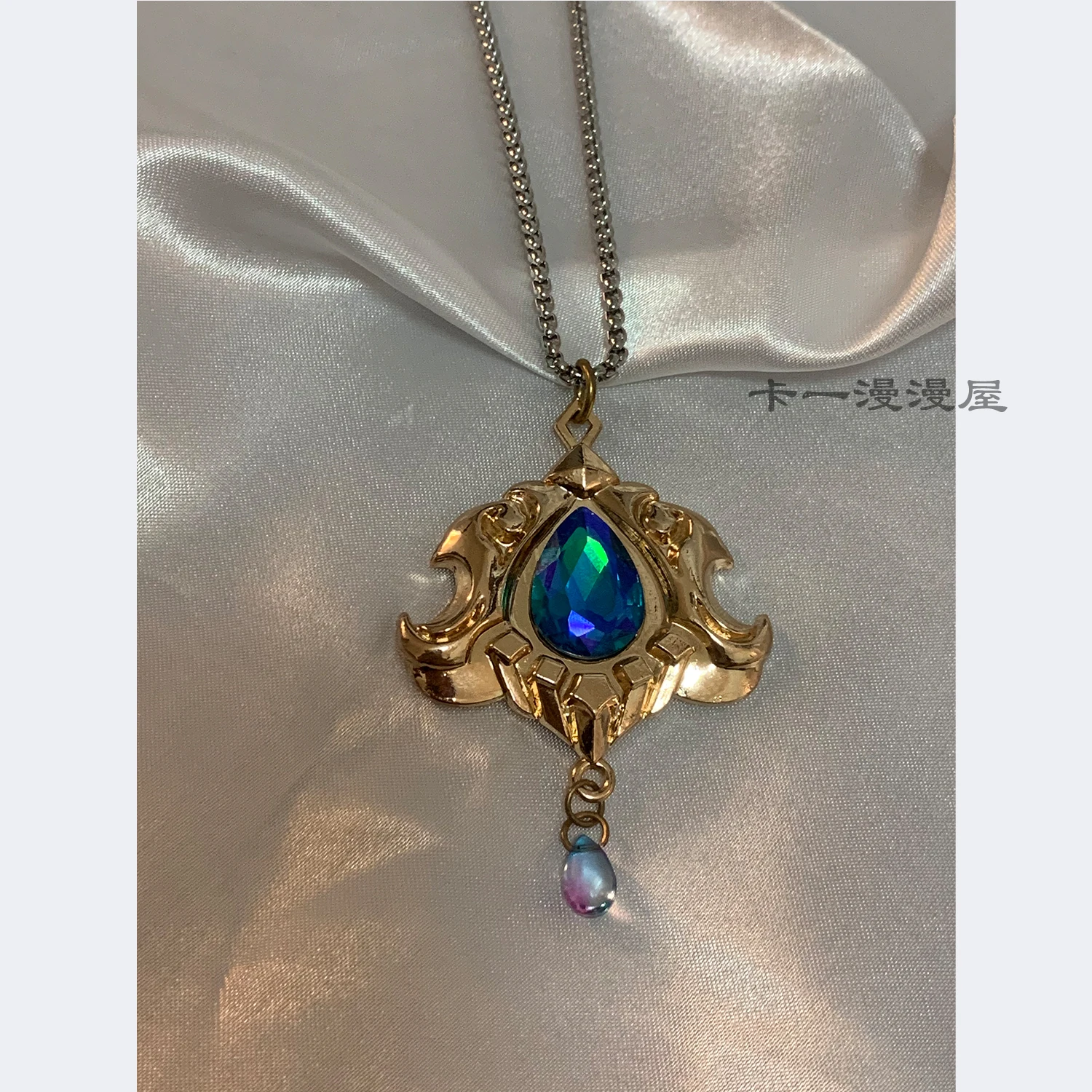 

Anime Genshin Impact Neuvillette Theme Fontaine Necklace Fashion Jewelry Choker Chain Couple Props Adjustable Gift