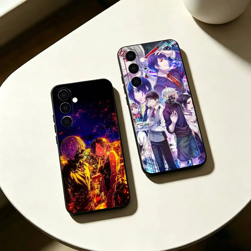 Dark anime T-Tokyo G-Ghoul Phone Case Black Silicone Soft For Samsung Galaxy A73,A72,A71,A70,A53,A52,A51