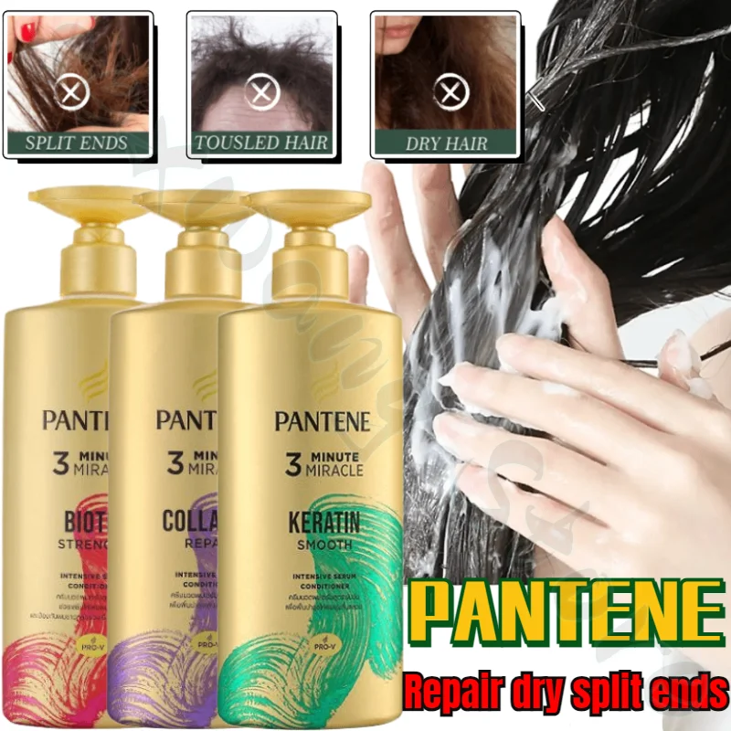 3-Minute Miracle Conditioner 450ml Large Bottle Hair Mask Repairs Permed, Dyed, Dry and Split Ends To Make Hair Silky and Shiny