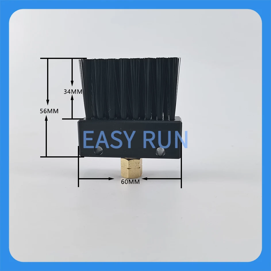 Oil Brush 60 x 30 MM M10*1 Female Thread on Top + Lateral Inlet Thread M10*1