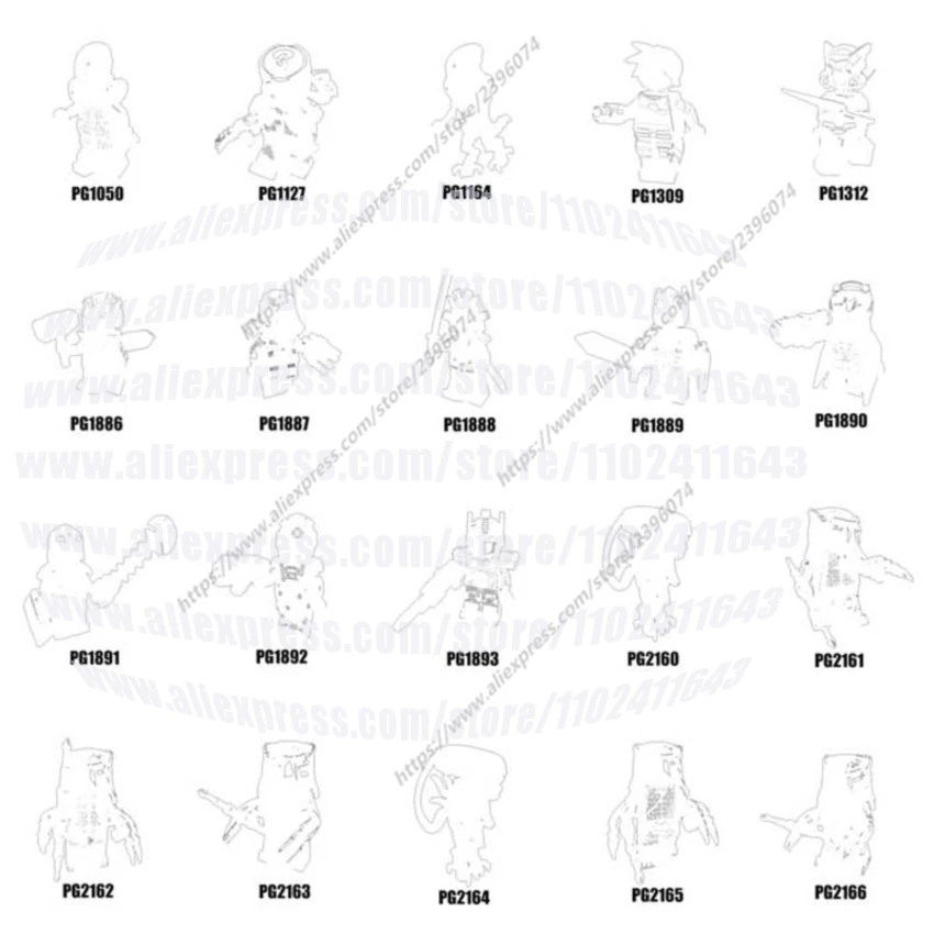 

Мультфильм ТВ Аниме модели Фигурки Серия-142 PG1050 PG1127 PG1164 PG1309 PG1312 PG1886 PG1887 PG1888 PG1889 PG1890 Игрушки «сделай сам»