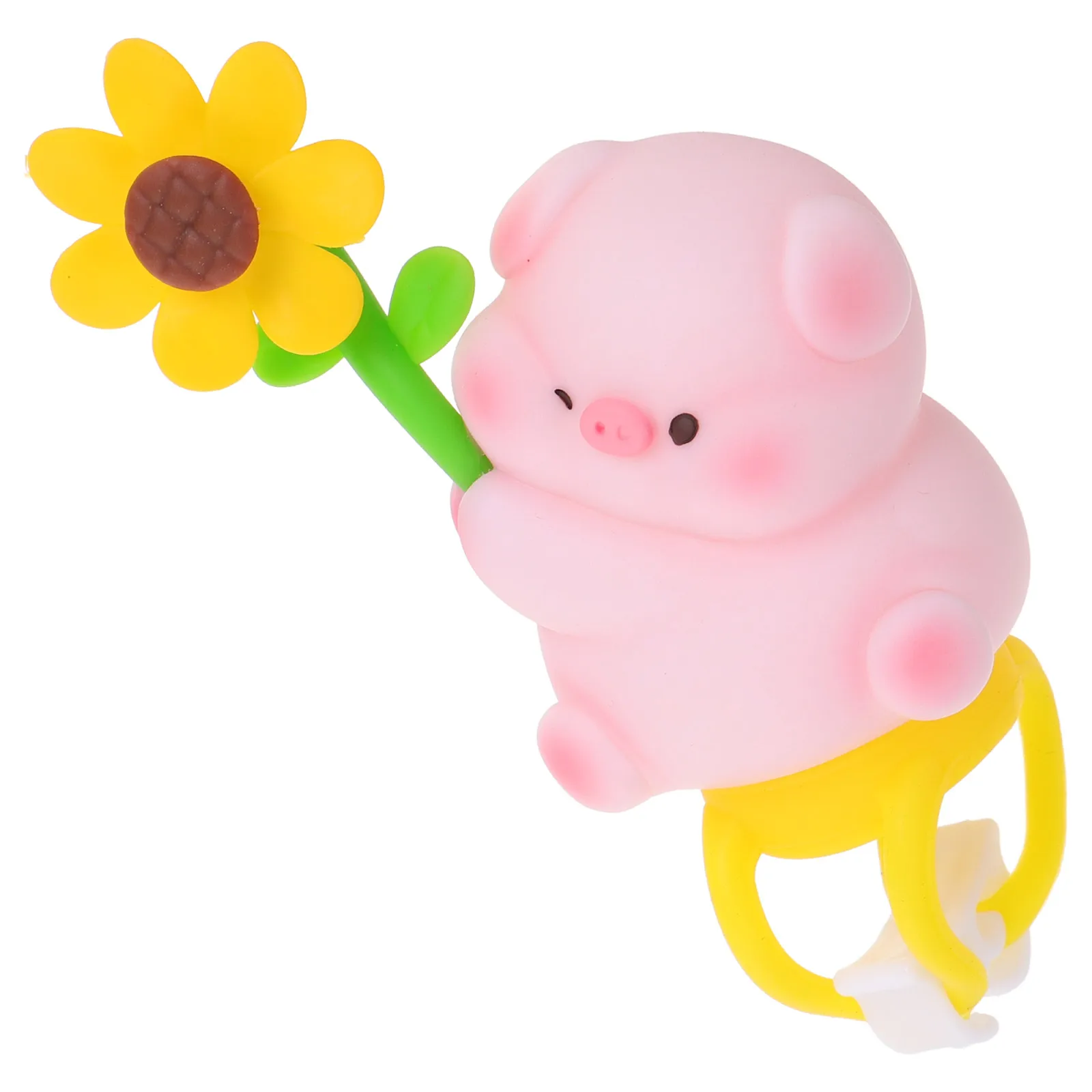 

Piggy Ornament Decor PVC Bike Accessories Adjustable Bike Motorcycle Handlebar Decoration Accessories for Adult Bicycles