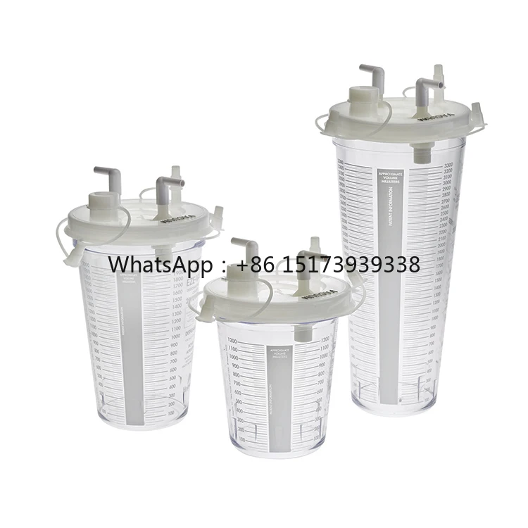 

1L 1.5L 2L 3L Medical Surgical Negative Pressure Suction Drainage System Reusable Canister Jar with Suction Liner