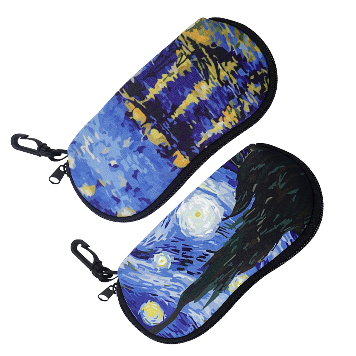 

Van Gogh Art Paintings Glasses Case Anti-Fall Men Women Fashion Accessories Sunglasses Eyewear Storage Box Vintage Glasses Box