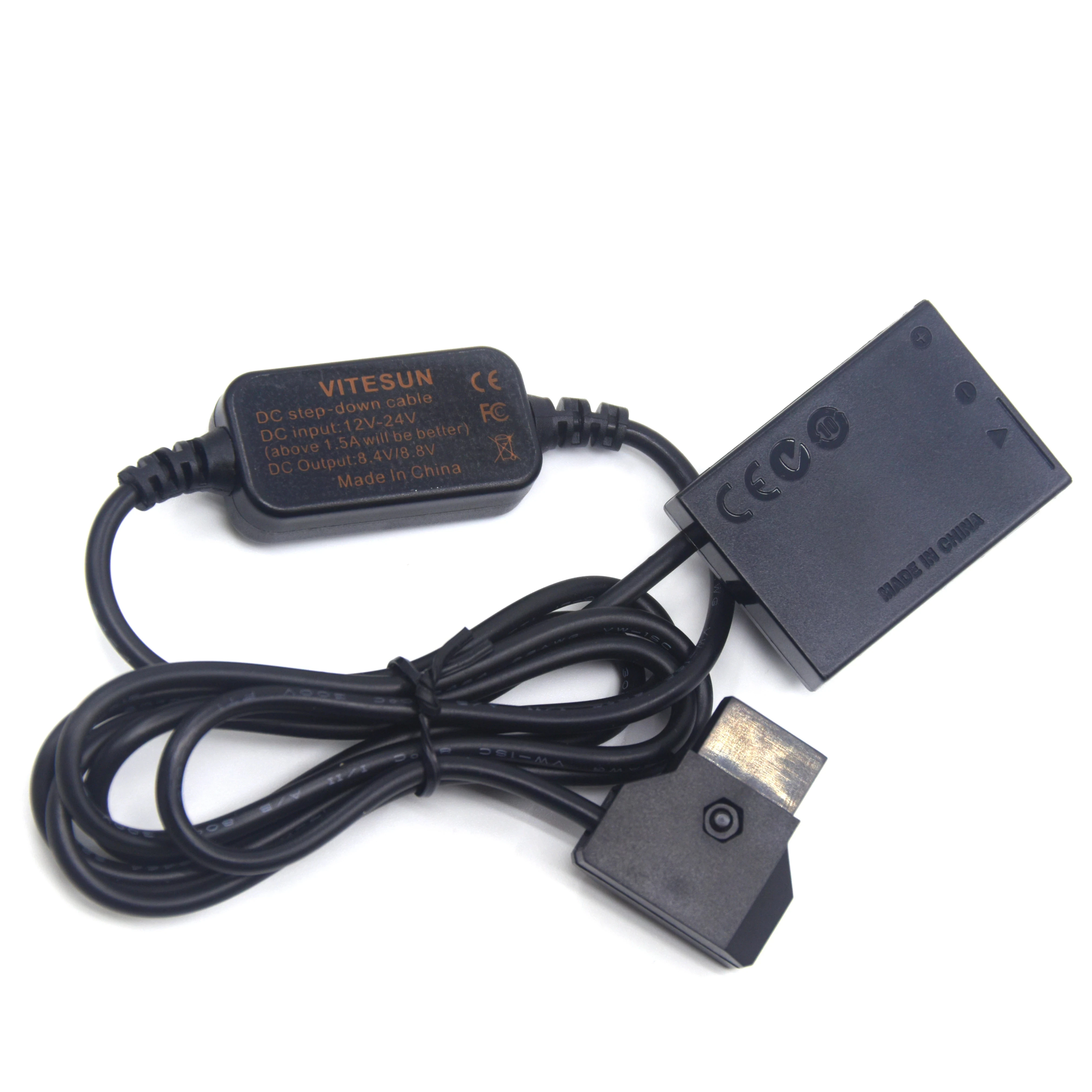 D-TAP Adapter DC Cable+DR-50 Coupler NB-7L Dummy Battery for Canon PowerShot G10 G11 G12 SX30IS Camera