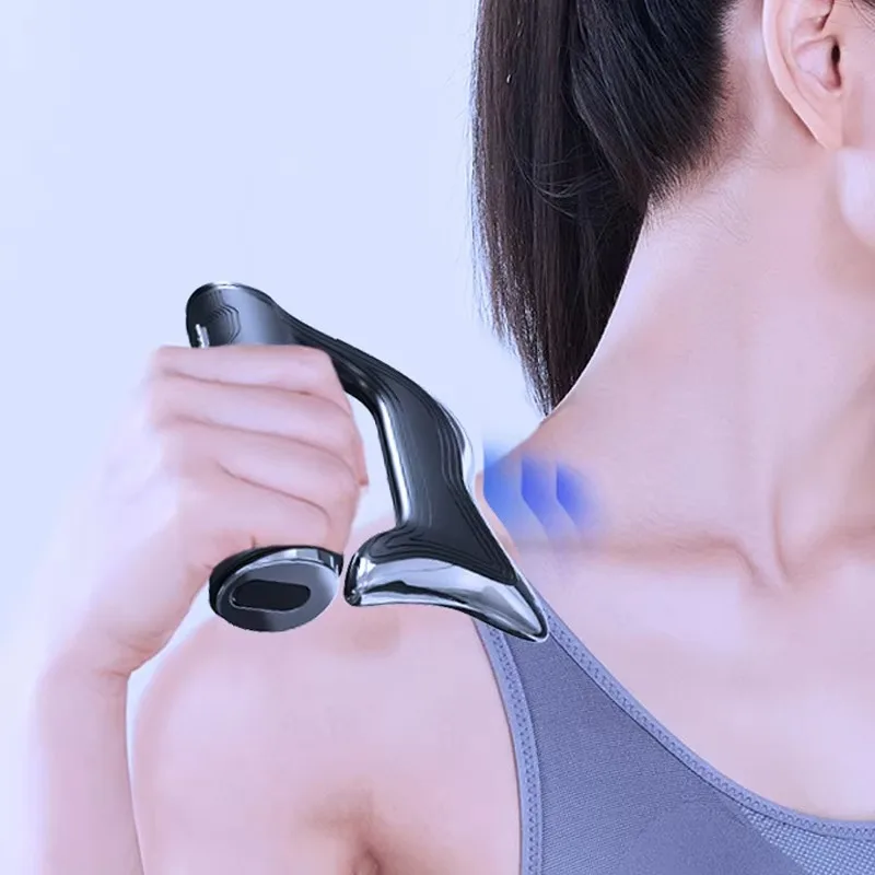 

【Hot】Cervical spine massager YJK078 relax shoulder and neck muscle massager electric vibration massage fascia knife mini neck fi