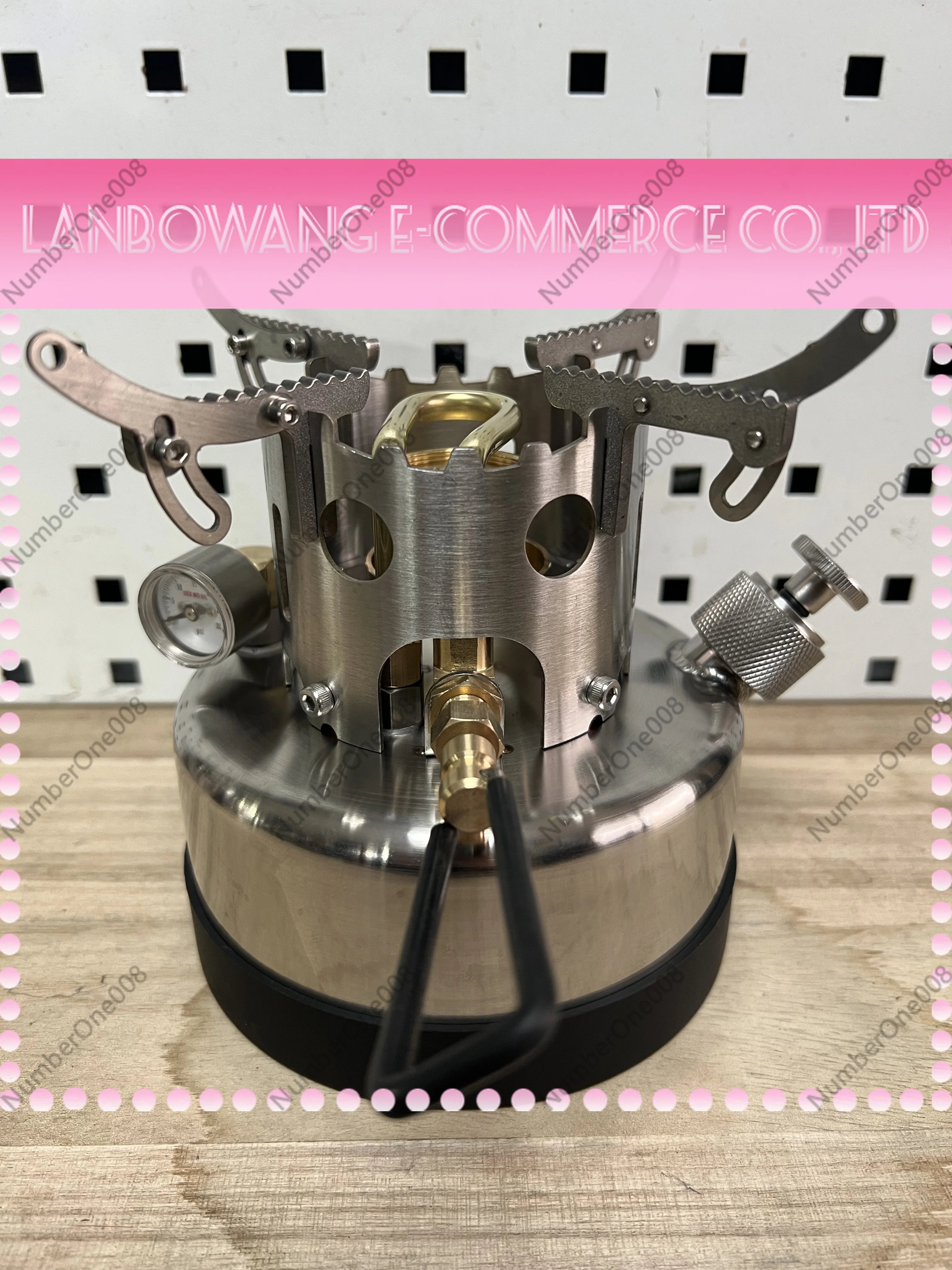 Integrated Alcohol Vaporizing Outdoor Stove, Portable Fire Burner Camping Gasifier Cooker for Boiling Tea Cooking view 5