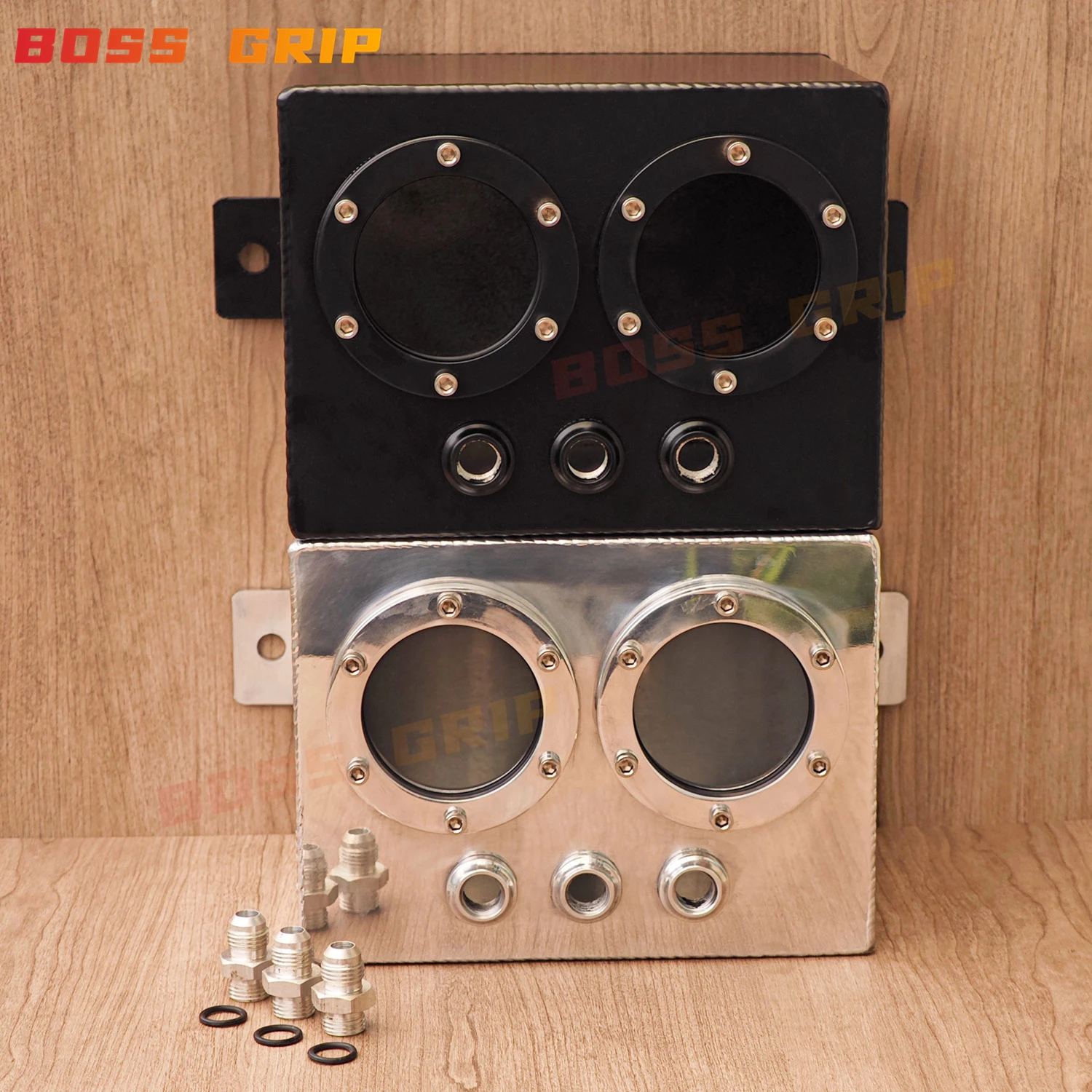 عالمي ثنائي السباقات ، خزان زيادة وقود الألومنيوم ، جبل مضخات السباق ، عازل الوقود الخارجي ، اكسسوارات السيارات ، 3L