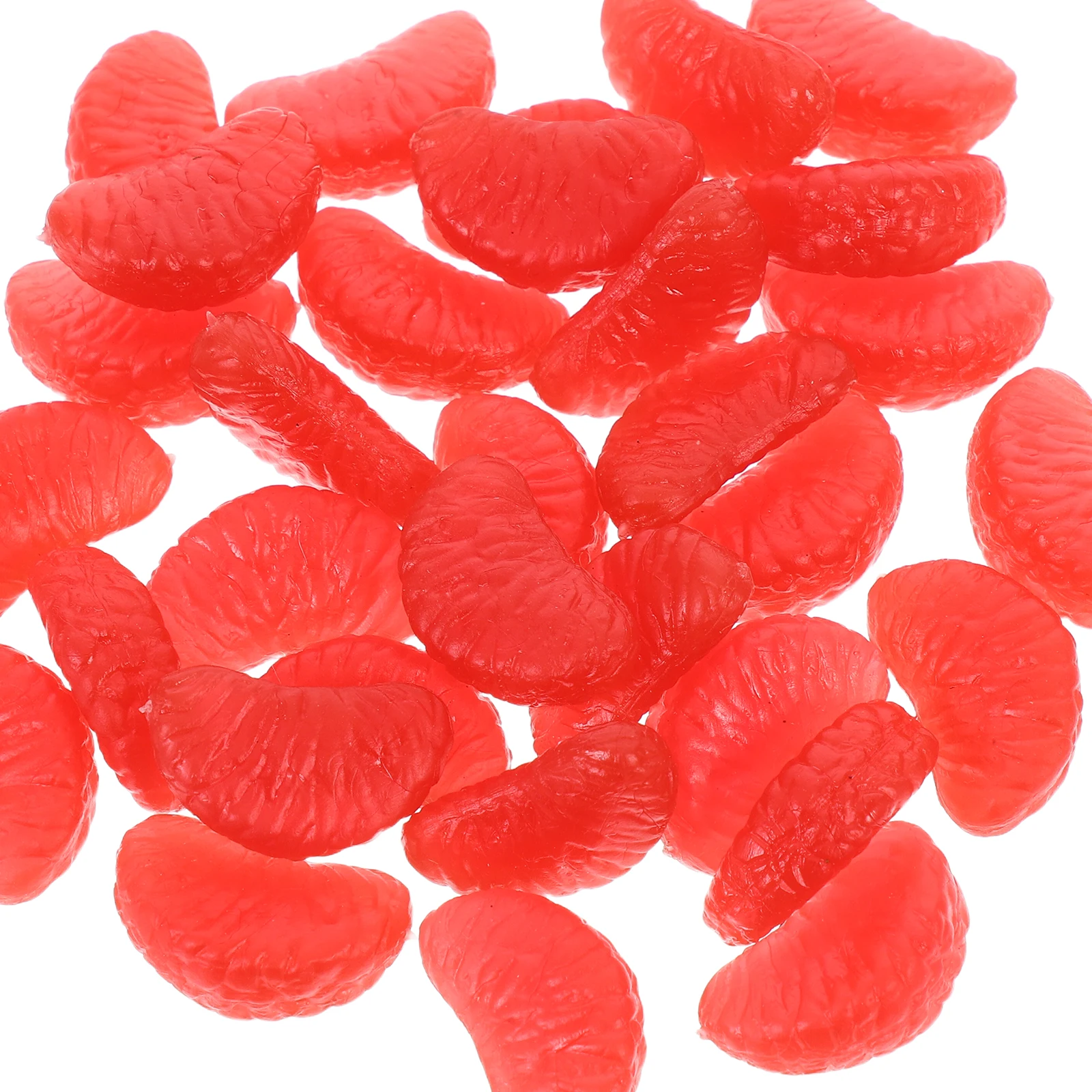 

32 Pcs Grapefruit Diy Phone Case Charm Petals PVC Decor DIY Phone Case Hair Accessories House Charm