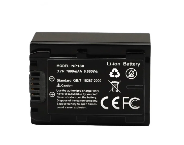 NP-180 NP180 BP-FV50 Camera Lithium Battery Pack