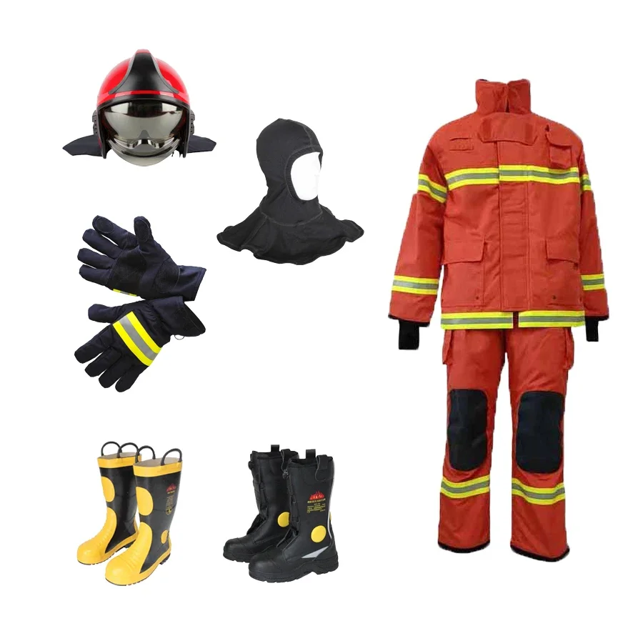 EN469 firefighting suit fire uniform fire fighter suits