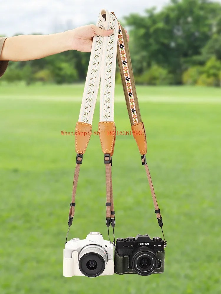 Camera Shoulder Strap Lanyard Is Suitable for All Kinds of Camera Diagonal Span Neck Wristband Accessories