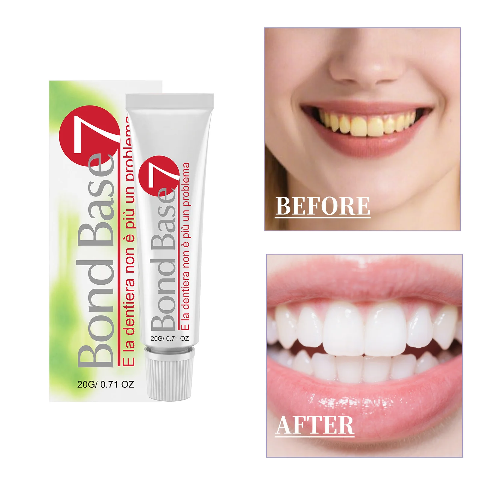 Denture Adhesive Cushion Comfortable Stable Hold Denture Care Prevent Sliding Buffer Gum Discomfort Comfortable Fitting Natural
