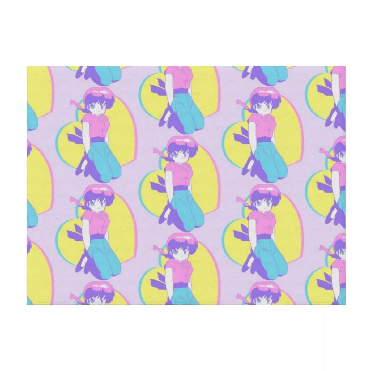 

Ranma  Pastel version Throw Blanket Thin Luxury St Decoratives Luxury Designer Blankets