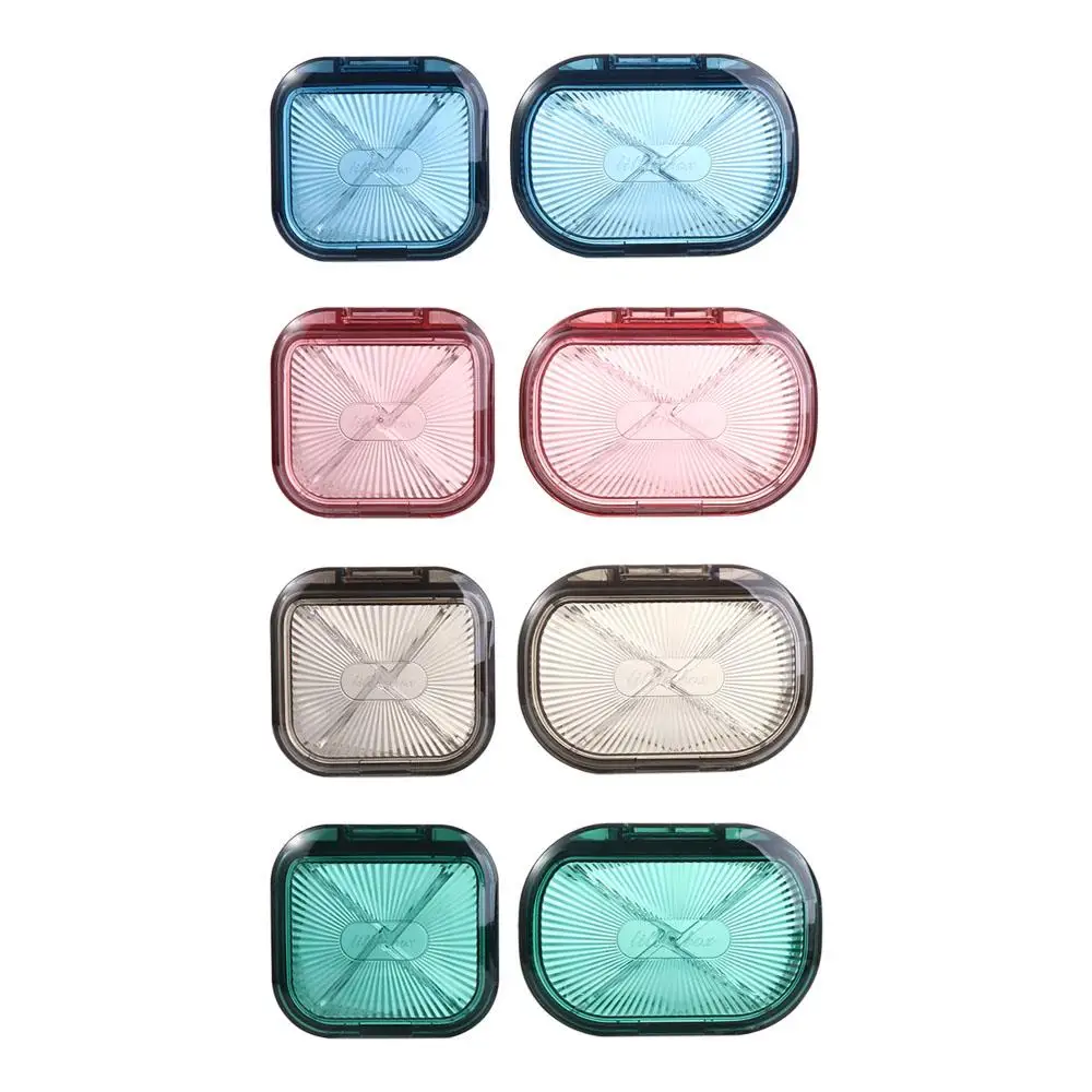 Case Pill Box With Partition Plate Rings Container Invisible Braces Storage Case Transparent Jewelry Box Earring Storage Case