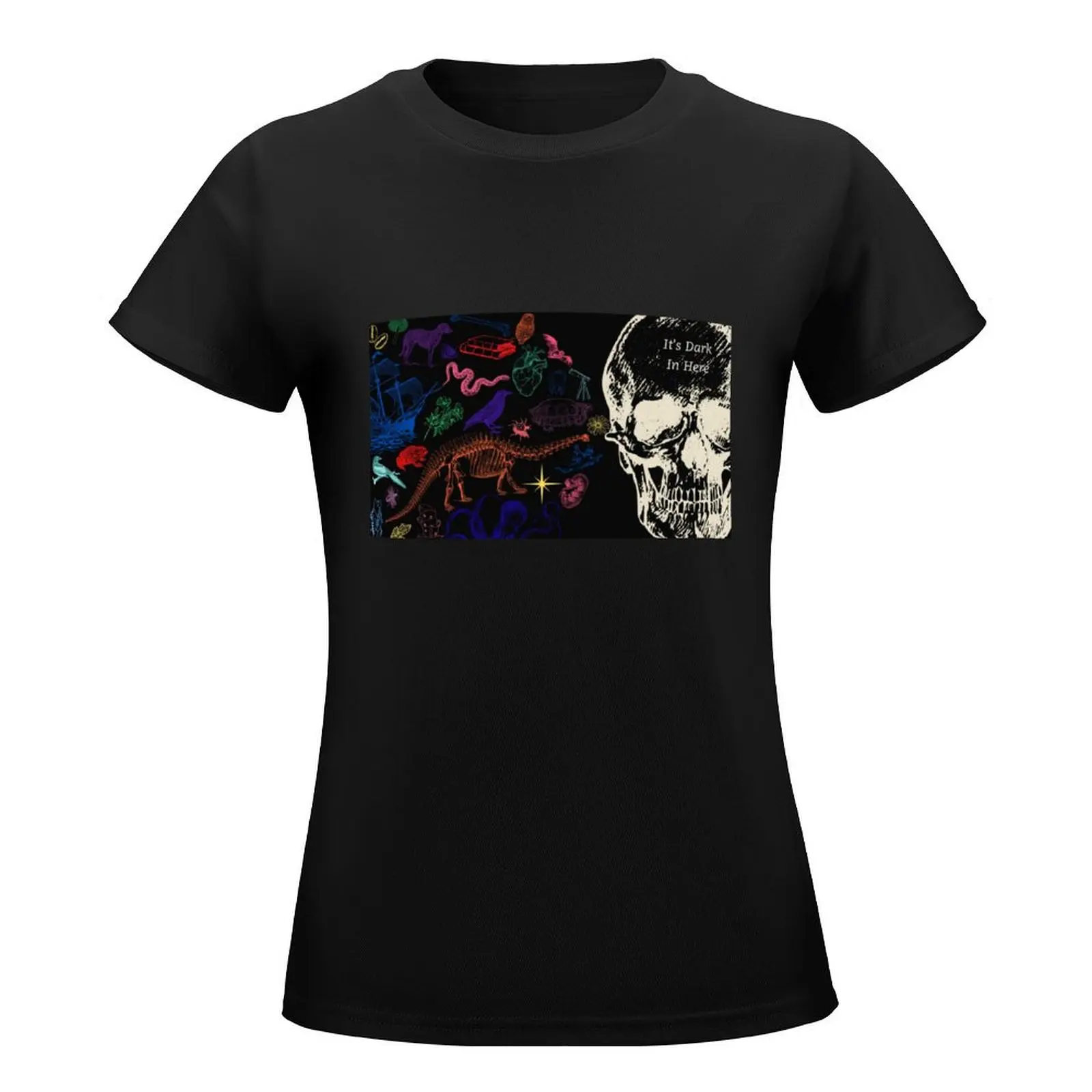 It's Dark in Here But I'm Working On It T-Shirt anime clothes cute clothes Women t shirt