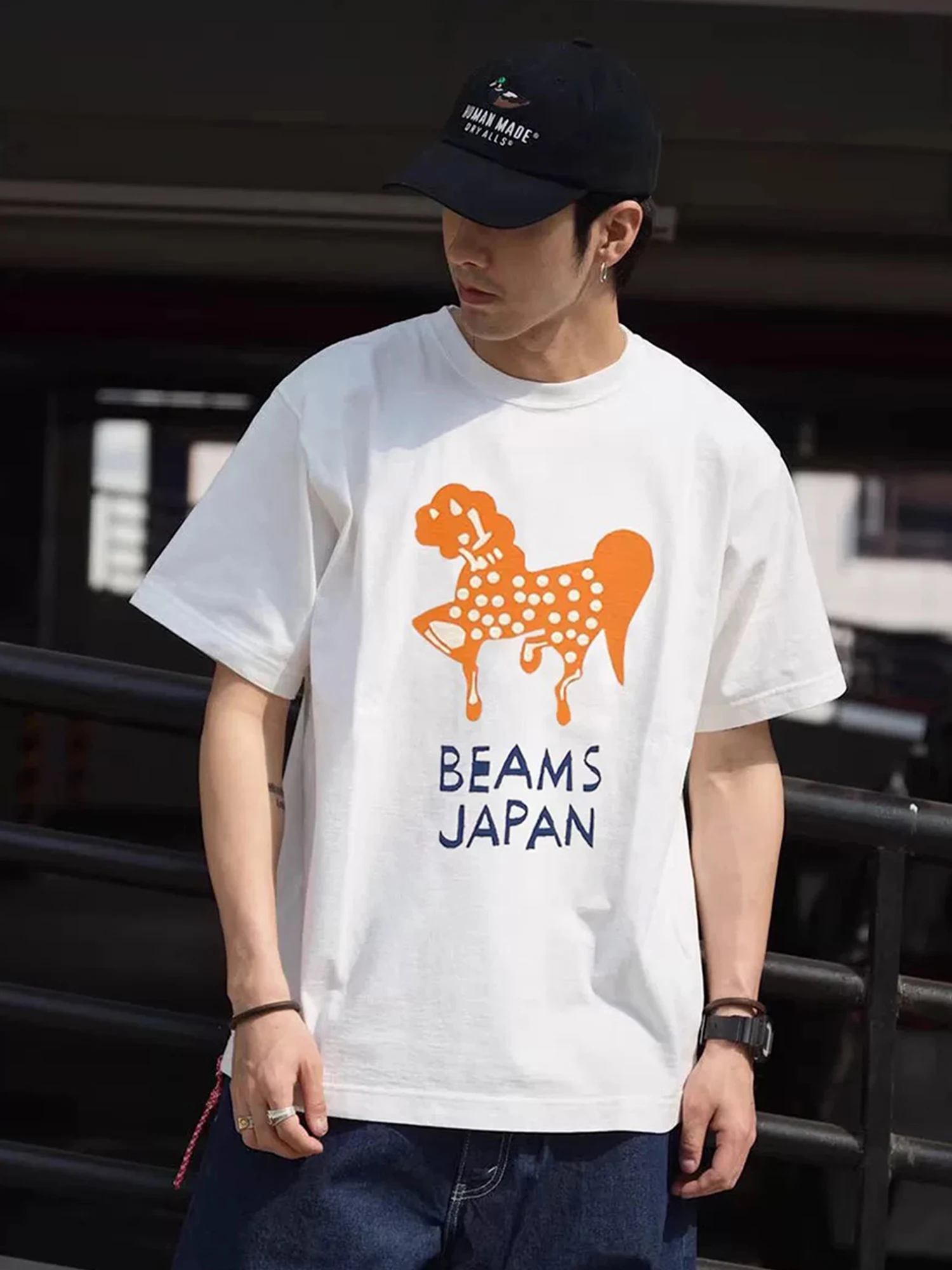 

Casual Cotton Short Sleeve T-Shirt Unisex Loose Fit Cartoon Year Print Summer Fashion Breathable round Neck Tee for Youth