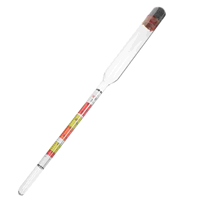 Glass Vinometer Alcohol Degree Measurer Hydrometer Test Jar Brewing Tool Alcoholmeter For Liquor Tester Car Electronics