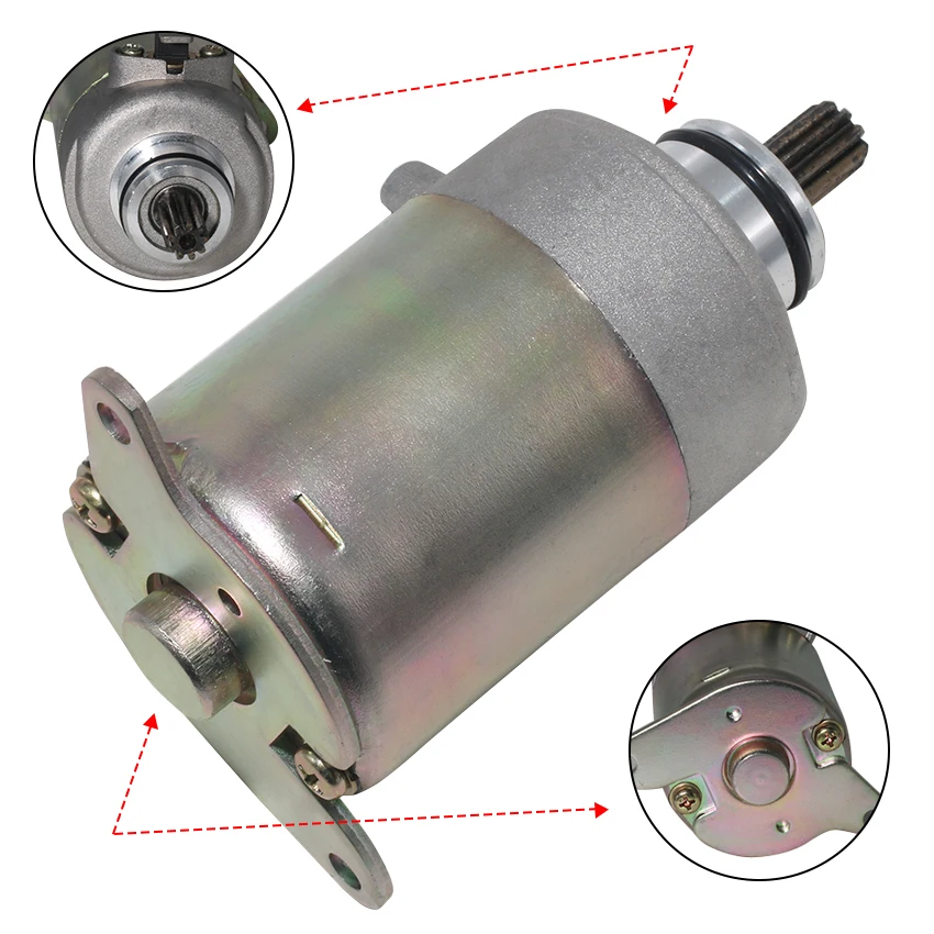 31200-KUDU-C00 31210-KEBE-900 31210-GFY6-200 Motor de arranque de motocicleta para Kymco Super Agility City 125 4T Euro III como MMC