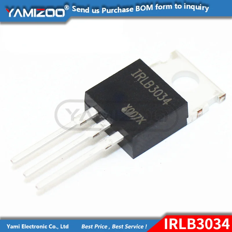 50PCS IRLB3034 TO-220 IRLB3034PBF TO220 new MOS FET transistor