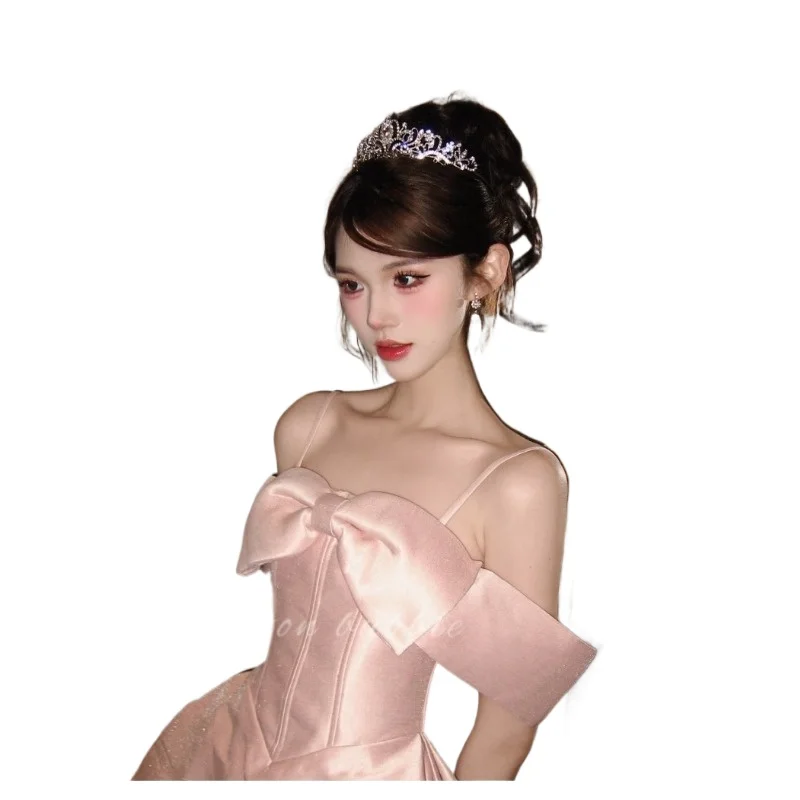 Headgear high-end hair accessories coming of age ceremony flash diamond headband shooting prop beautiful crystal crown