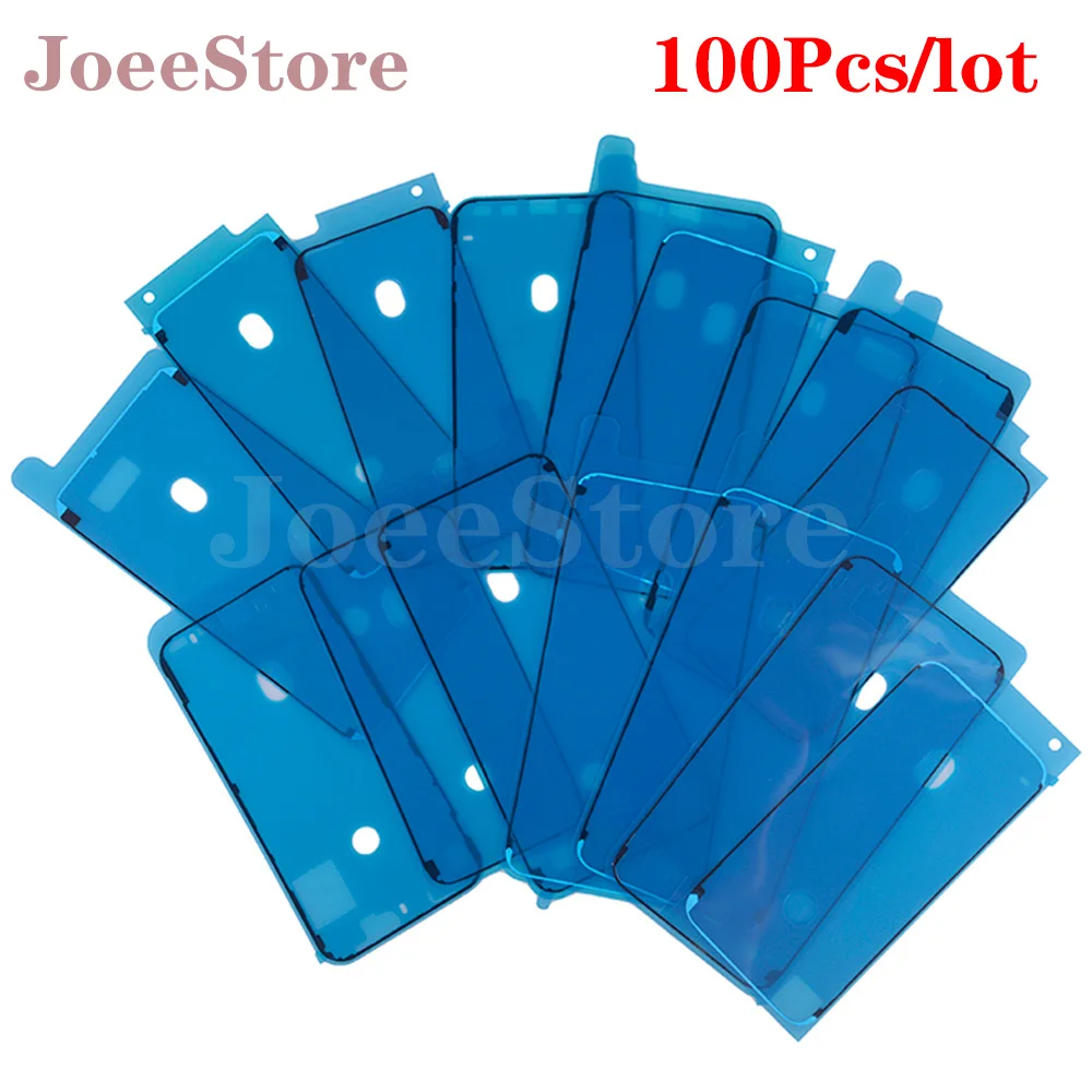 JoeeStore 100pcs Waterproof Adhesive for iPhone 13 14 XR XS X 8 7 6S Plus 11 12 Pro Max Sticker Front Seal LCD Screen Frame Tape