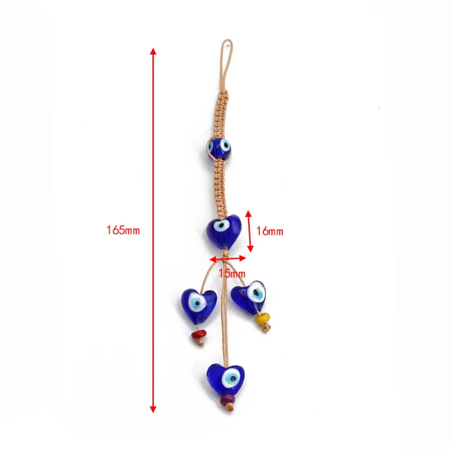 Spiritual Turkish Blue Eyes Car Hanging Pendant Fatima's Hand Charm Car Drop Pendant - Interior Decor