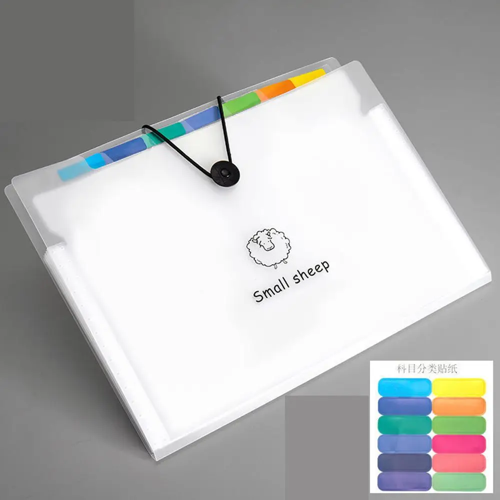 

Multi-layer Storage Pocket Card Holder Test Paper Large-capacity A4 File Folder Document Bag Organ Bag Ticket Holder