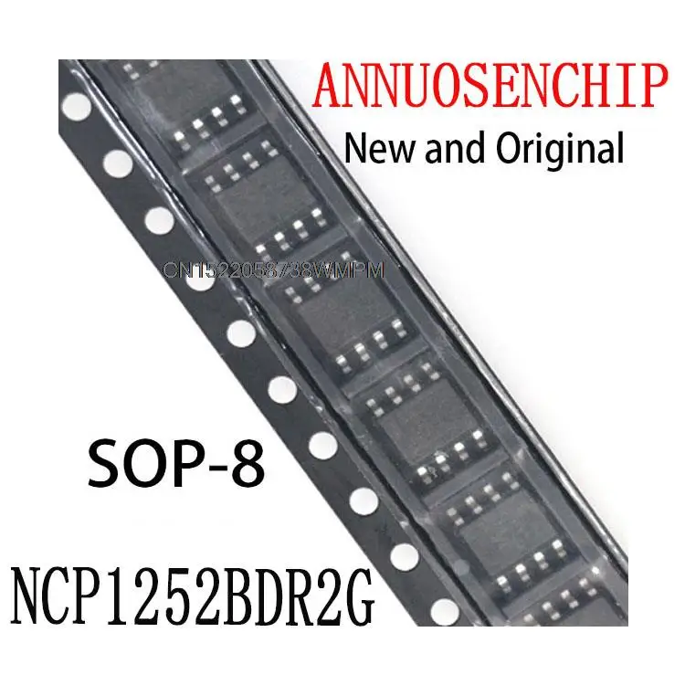 10PCS SOP8 NCP1252 SMD NCP1252BDR 1252B NCP1252BDR2G