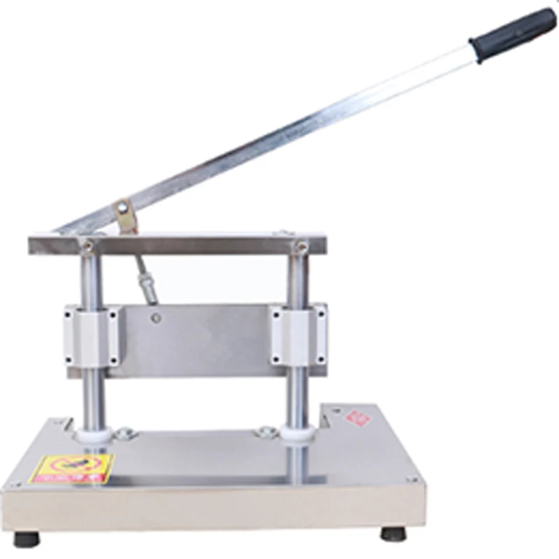 آلة تقطيع العظام التجارية دليل قاطعة ذات شفرة للعظام المقصلة 350 الأضلاع لحم الخنزير آلة تقطيع المنزلية خنزير تقطيع