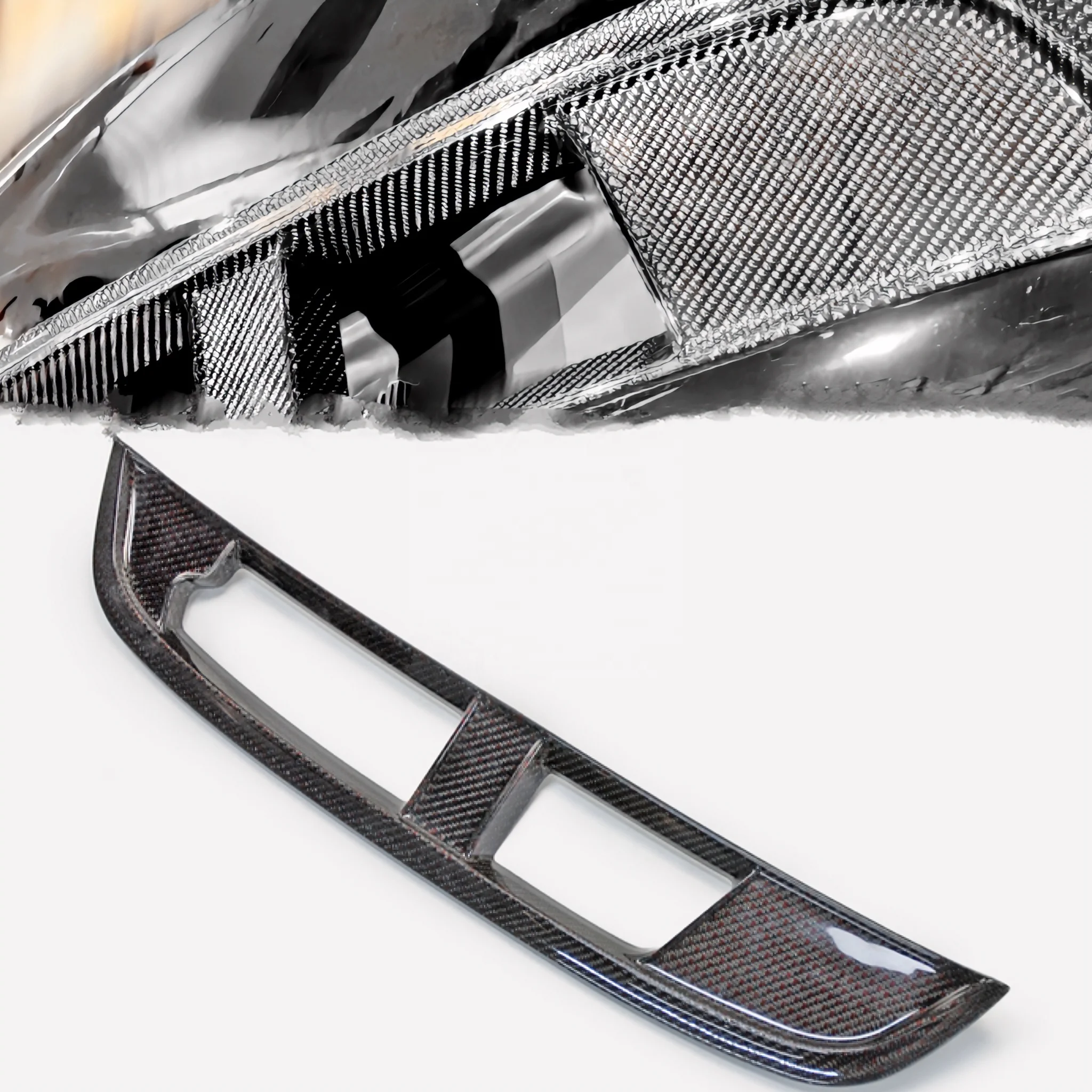 

For Honda 11th Civic Type-R FL5 EPA Type Hood Scoop Carbon Front Hood Scoop for Honda FL5