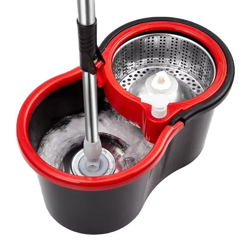 for Customized Latest Dual Drive Mop Best Selling Modern Design 360 Degree Rotating Household Round Mop Cleaning Set