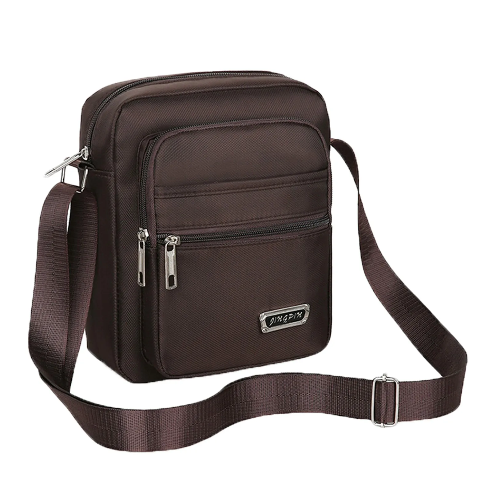 

Men'S Single Shoulder Crossbody Bags Casual Waterproof Travel Business Commuter Satchel Large Bag Everyday Pairing
