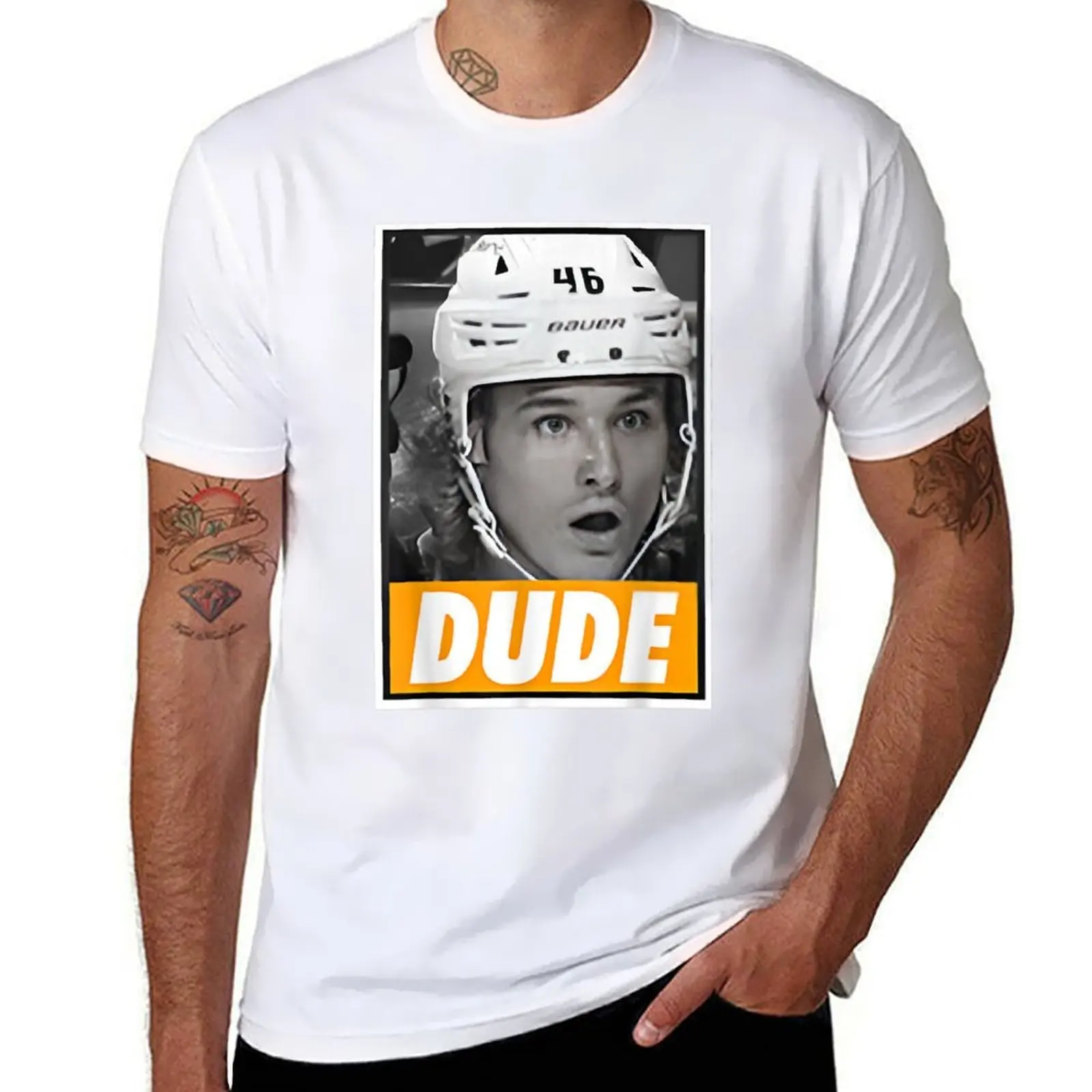 

Trevor zegras Dude professional ice hockey player michigan team gift T-Shirt cotton tshirt 100% man graphic t shirt T-Shirt