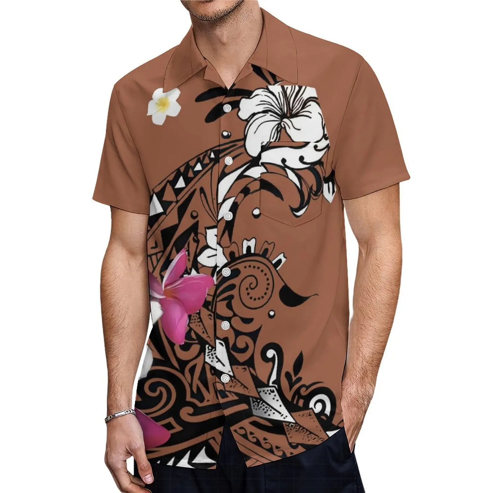 

Not for sale 2025 Polynesian Samoa Party Casual Men's Pocket Shirt