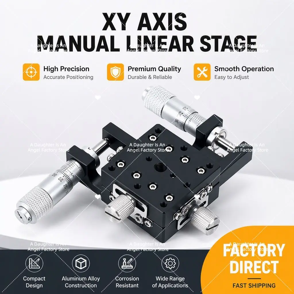 New XY-axis ultra-thin steel hollow optical fine-tuning platform manual displacement model LY100-LBK